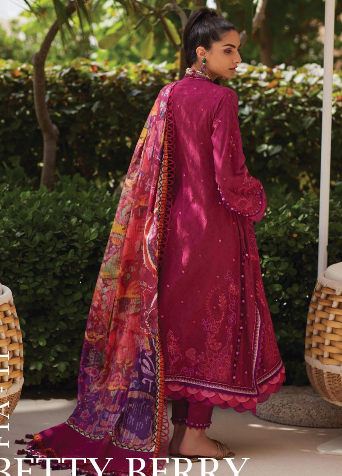 WES By Farah Talib Aziz Embroidered Jacquard 3 Piece Unstitched Suit FTA25WL D-11 BETTY BERRY WES By Farah Talib Aziz Embroidered Jacquard 3 Piece Unstitched Suit FTA25WL D-11 BETTY BERRY