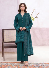 Winter Essentials By LSM Lakhany Embroidered Cashmi Wool 3 Piece Unstitched Suit LSM25WEE D-LG-IZ-0475-B
