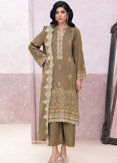 Winter Essentials By LSM Lakhany Embroidered Cashmi Wool 3 Piece Unstitched Suit LSM25WEE D-LG-IZ-0475-C