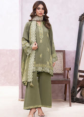 Winter Essentials By LSM Lakhany Embroidered Cashmi Wool 3 Piece Unstitched Suit LSM25WEE D-LG-RL-0307-B