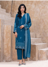 Winter Essentials By LSM Lakhany Embroidered Cashmi Wool 3 Piece Unstitched Suit LSM25WEE D-LG-RL-0307-C
