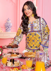 Working Women By Schick Digital Printed Lawn 2 Piece Unstitched Suit SDH25WW DP-02