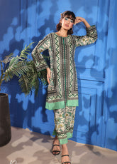 Working Women By Schick Digital Printed Lawn 2 Piece Unstitched Suit SDH25WW DP-07