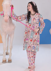 Working Women By Schick Digital Printed Lawn 2 Piece Unstitched Suit SDH25WWV2 DP-03