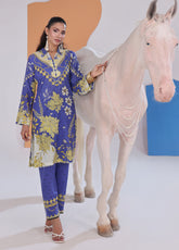 Working Women By Schick Digital Printed Lawn 2 Piece Unstitched Suit SDH25WWV2 DP-04