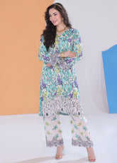 Working Women By Schick Digital Printed Lawn 2 Piece Unstitched Suit SDH25WWV2 DP-06