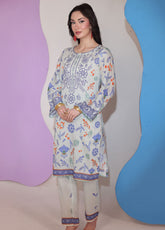 Working Women By Schick Digital Printed Lawn 2 Piece Unstitched Suit SDH25WWV2 DP-07