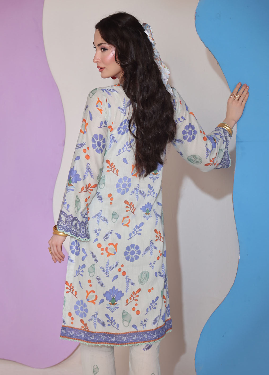 Working Women By Schick Digital Printed Lawn 2 Piece Unstitched Suit SDH25WWV2 DP-07 Working Women By Schick Digital Printed Lawn 2 Piece Unstitched Suit SDH25WWV2 DP-07