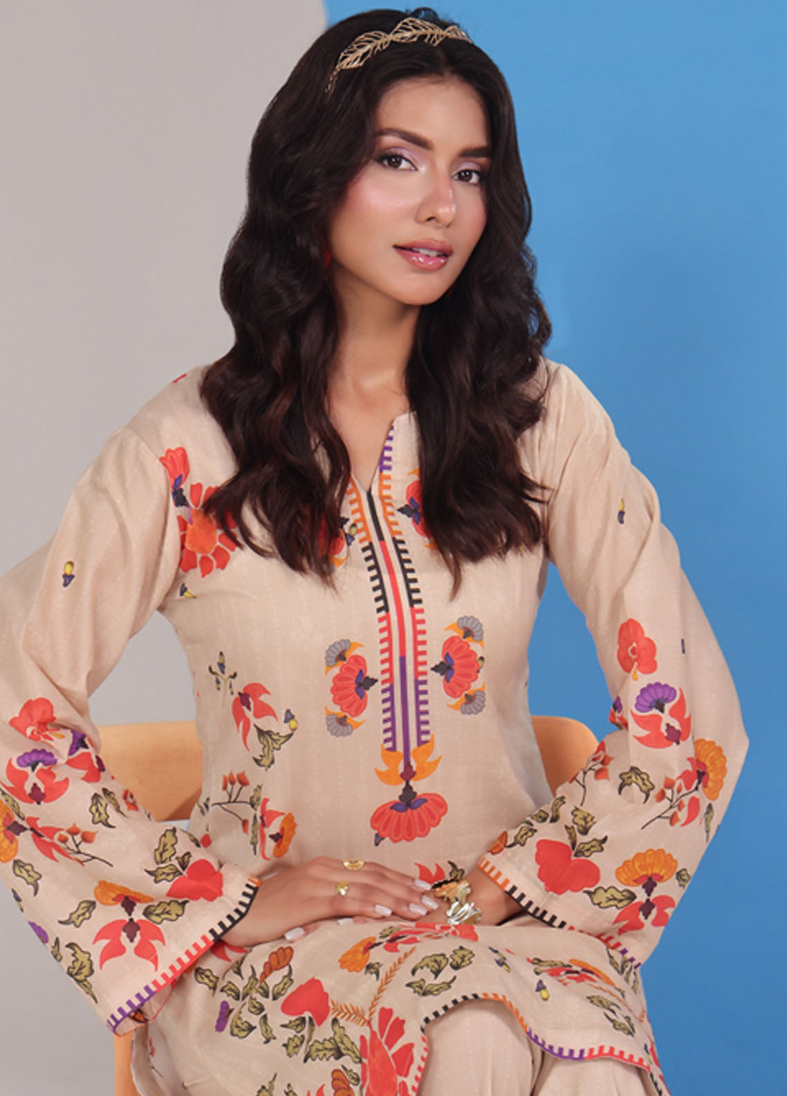 Working Women By Schick Digital Printed Lawn 2 Piece Unstitched Suit SDH25WWV3 DP-01 Working Women By Schick Digital Printed Lawn 2 Piece Unstitched Suit SDH25WWV3 DP-01