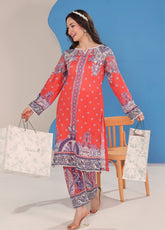 Working Women By Schick Digital Printed Lawn 2 Piece Unstitched Suit SDH25WWV3 DP-02