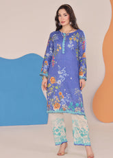 Working Women By Schick Digital Printed Lawn 2 Piece Unstitched Suit SDH25WWV3 DP-04