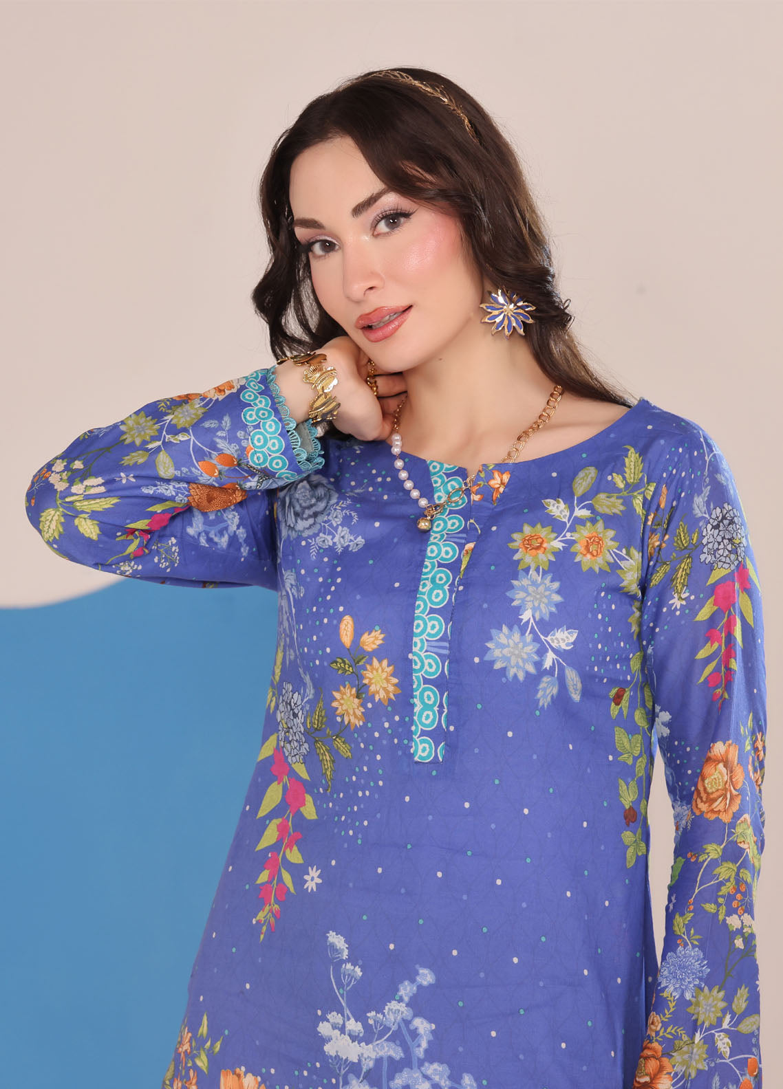 Working Women By Schick Digital Printed Lawn 2 Piece Unstitched Suit SDH25WWV3 DP-04 Working Women By Schick Digital Printed Lawn 2 Piece Unstitched Suit SDH25WWV3 DP-04