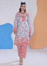 Working Women By Schick Digital Printed Lawn 2 Piece Unstitched Suit SDH25WWV3 DP-05