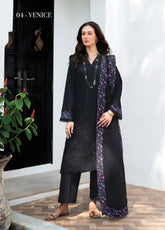 Xenia Luxury Embroidered Lawn 3 Piece Unstitched Suit XE25LL D-XF-951 VENICE