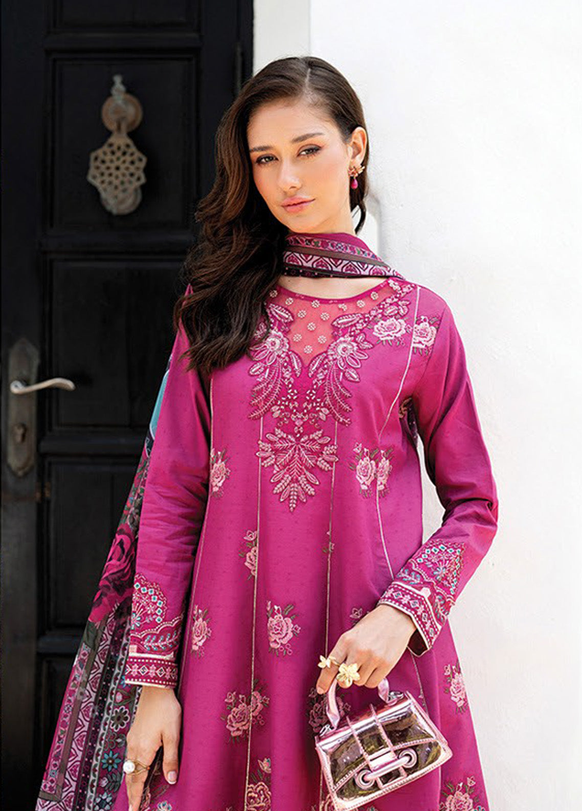 Xenia Luxury Embroidered Lawn 3 Piece Unstitched Suit XE25LL D-XF-956 GELA Xenia Luxury Embroidered Lawn 3 Piece Unstitched Suit XE25LL D-XF-956 GELA