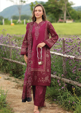 Xenia Luxury Embroidered Lawn 3 Piece Unstitched Suit XE25LL D-XF-958 STERLING
