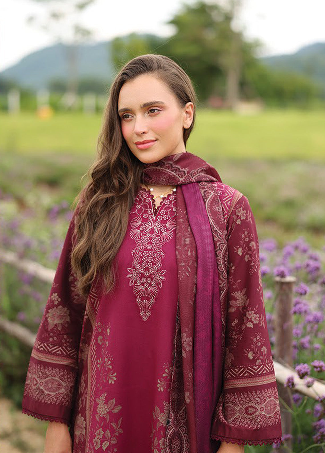 Xenia Luxury Embroidered Lawn 3 Piece Unstitched Suit XE25LL D-XF-958 STERLING Xenia Luxury Embroidered Lawn 3 Piece Unstitched Suit XE25LL D-XF-958 STERLING