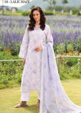 Xenia Luxury Embroidered Lawn 3 Piece Unstitched Suit XE25LL D-XF-991 LILAC HAZE