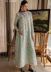 Xenia Luxury Embroidered Lawn 3 Piece Unstitched Suit ZE25LL D-02 BARRIE