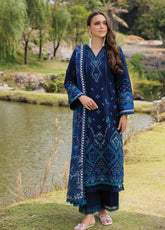 Xenia Luxury Embroidered Lawn 3 Piece Unstitched Suit ZE25LL D-06 MURCIA