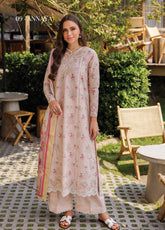 Xenia Luxury Embroidered Lawn 3 Piece Unstitched Suit ZE25LL D-09 ANNAYA