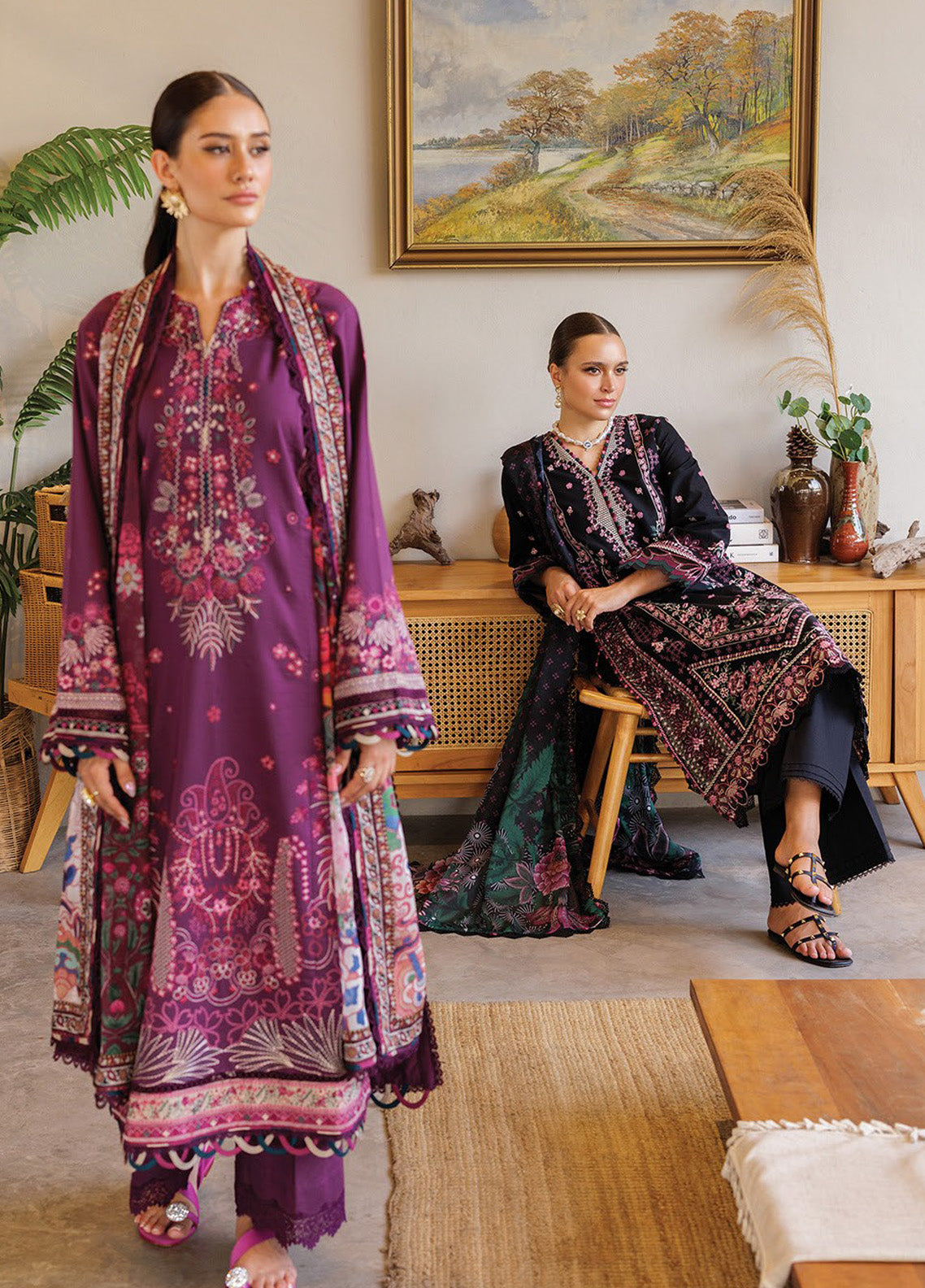 Xenia Luxury Embroidered Lawn 3 Piece Unstitched Suit ZE25LL D-11 VIOLET Xenia Luxury Embroidered Lawn 3 Piece Unstitched Suit ZE25LL D-11 VIOLET