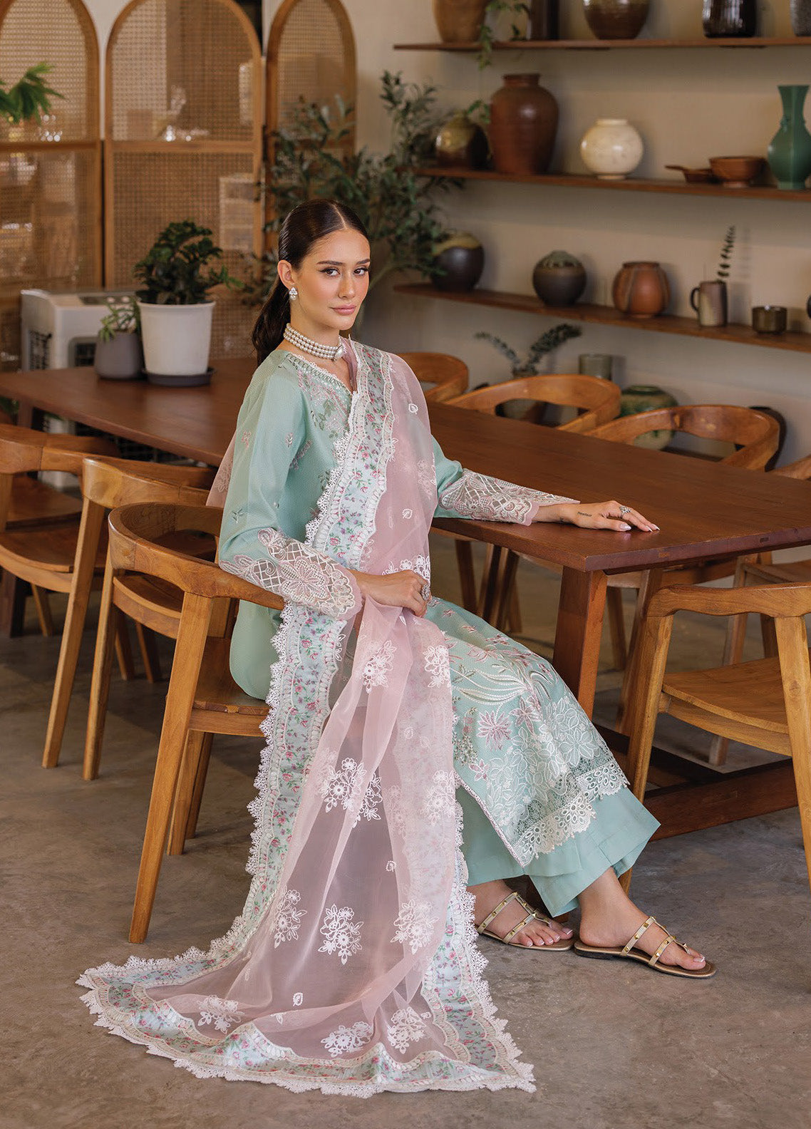 Xenia Luxury Embroidered Lawn 3 Piece Unstitched Suit ZE25LL D-12 KSENIA Xenia Luxury Embroidered Lawn 3 Piece Unstitched Suit ZE25LL D-12 KSENIA