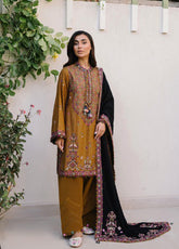 Zaha By Khadija Shah Embroidered Jacquard 3 Piece Unstitched Suit ZH24W ZW24-03 GULZAR