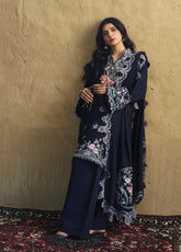 Zaha By Khadija Shah Embroidered Karandi 3 Piece Unstitched Suit ZH24W ZW24-08 RAQS