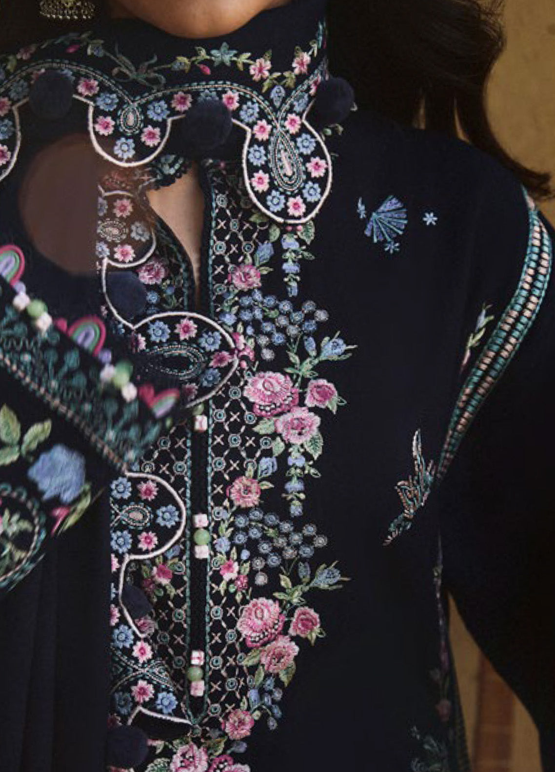 Zaha By Khadija Shah Embroidered Karandi 3 Piece Unstitched Suit ZH24W ZW24-08 RAQS Zaha By Khadija Shah Embroidered Karandi 3 Piece Unstitched Suit ZH24W ZW24-08 RAQS