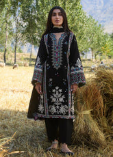 Zaha By Khadija Shah Embroidered Khaddar 3 Piece Unstitched Suit ZH24W ZW24-06 HAZAN