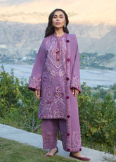 Zaha By Khadija Shah Embroidered Khaddar 3 Piece Unstitched Suit ZH24W ZW24-13 GULRANG
