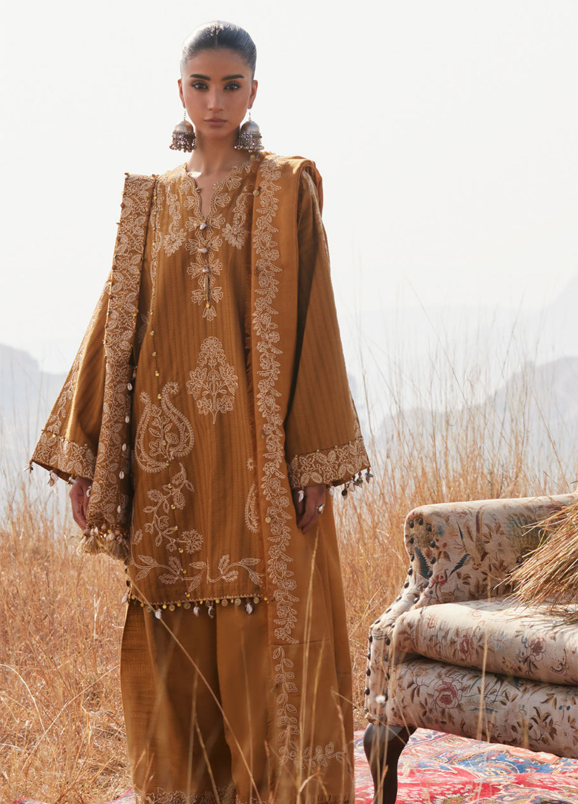 Zaha By Khadijah Shah Embroidered Jacquard Suits Unstitched 3 Piece ZH25NL D-ZW-10 HEER Zaha By Khadijah Shah Embroidered Jacquard Suits Unstitched 3 Piece ZH25NL D-ZW-10 HEER