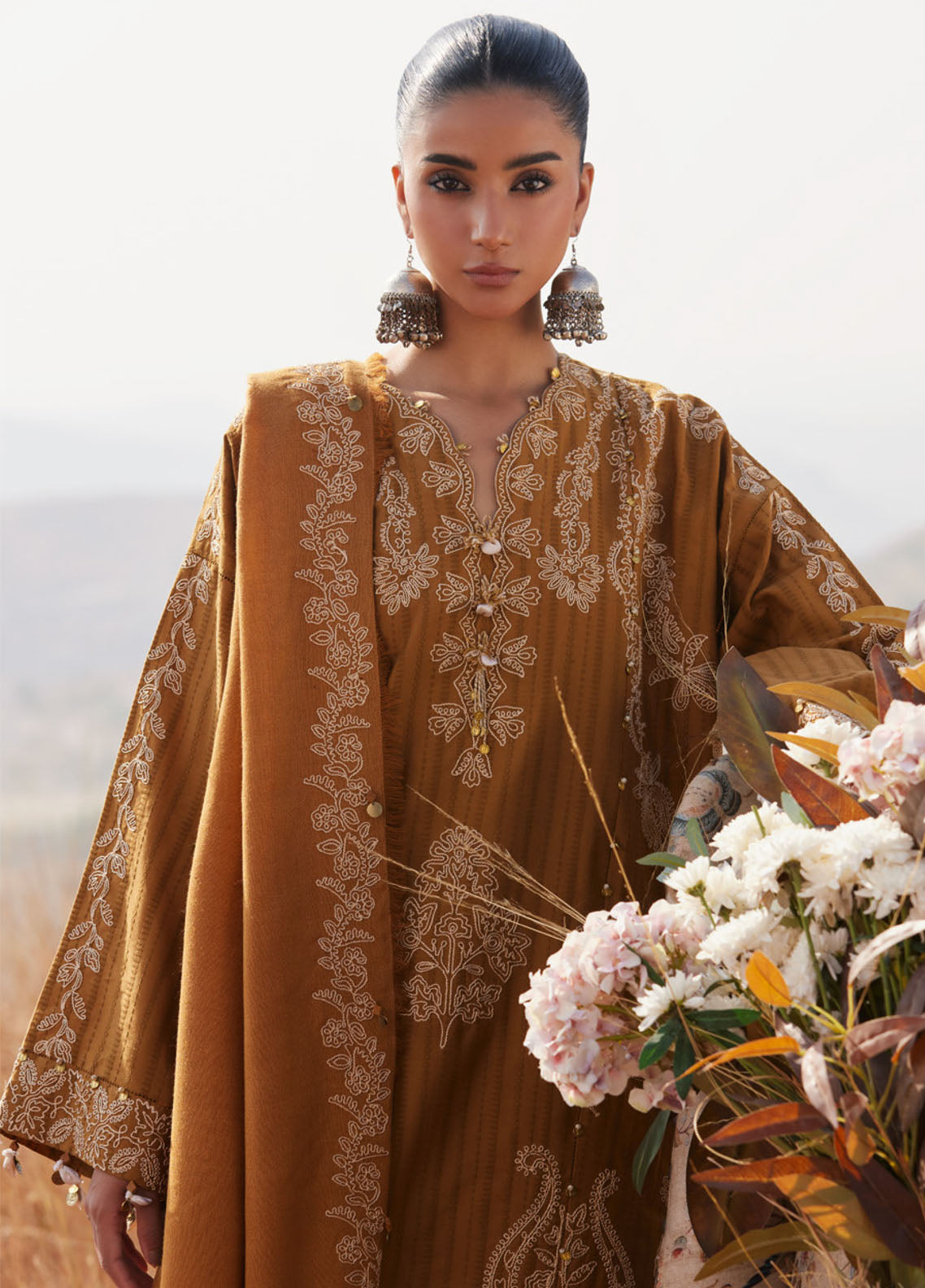 Zaha By Khadijah Shah Embroidered Jacquard Suits Unstitched 3 Piece ZH25NL D-ZW-10 HEER Zaha By Khadijah Shah Embroidered Jacquard Suits Unstitched 3 Piece ZH25NL D-ZW-10 HEER