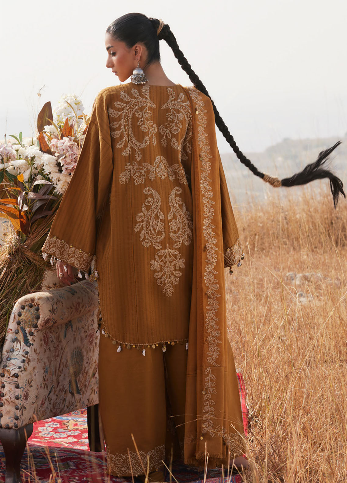 Zaha By Khadijah Shah Embroidered Jacquard Suits Unstitched 3 Piece ZH25NL D-ZW-10 HEER Zaha By Khadijah Shah Embroidered Jacquard Suits Unstitched 3 Piece ZH25NL D-ZW-10 HEER