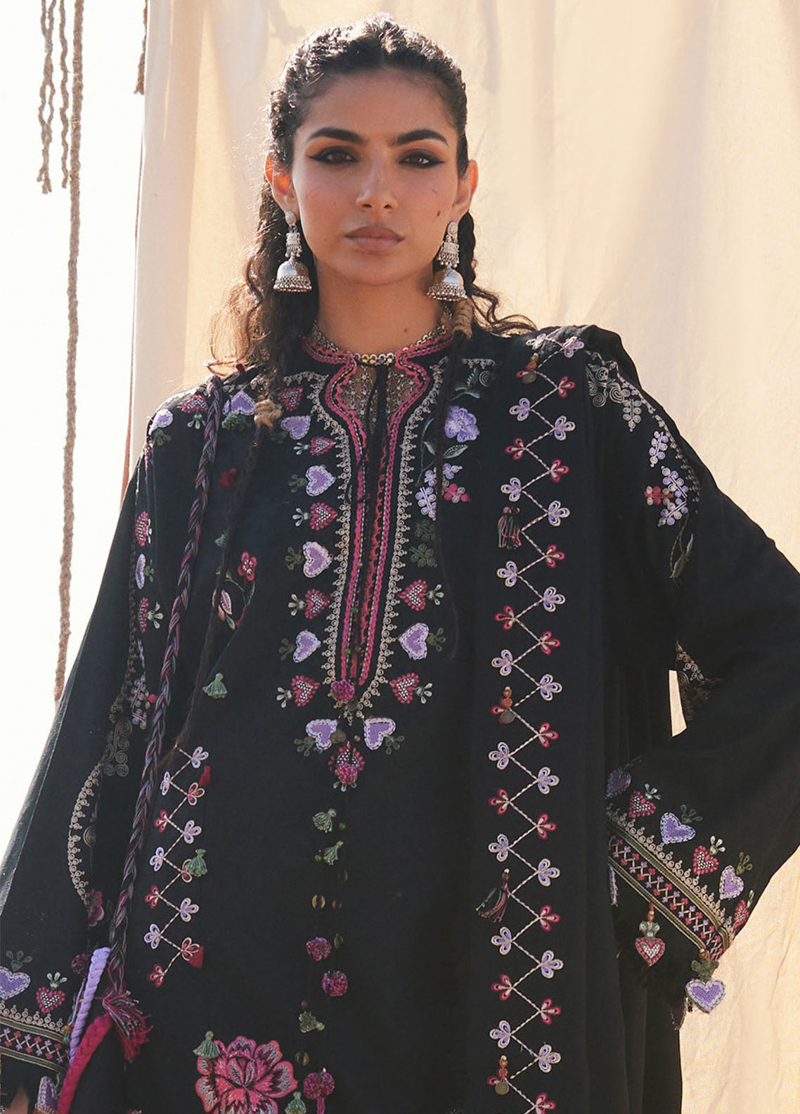 Zaha By Khadijah Shah Embroidered Jacquard Suits Unstitched 3 Piece ZH25NL D-ZW-11 SEHYR Zaha By Khadijah Shah Embroidered Jacquard Suits Unstitched 3 Piece ZH25NL D-ZW-11 SEHYR