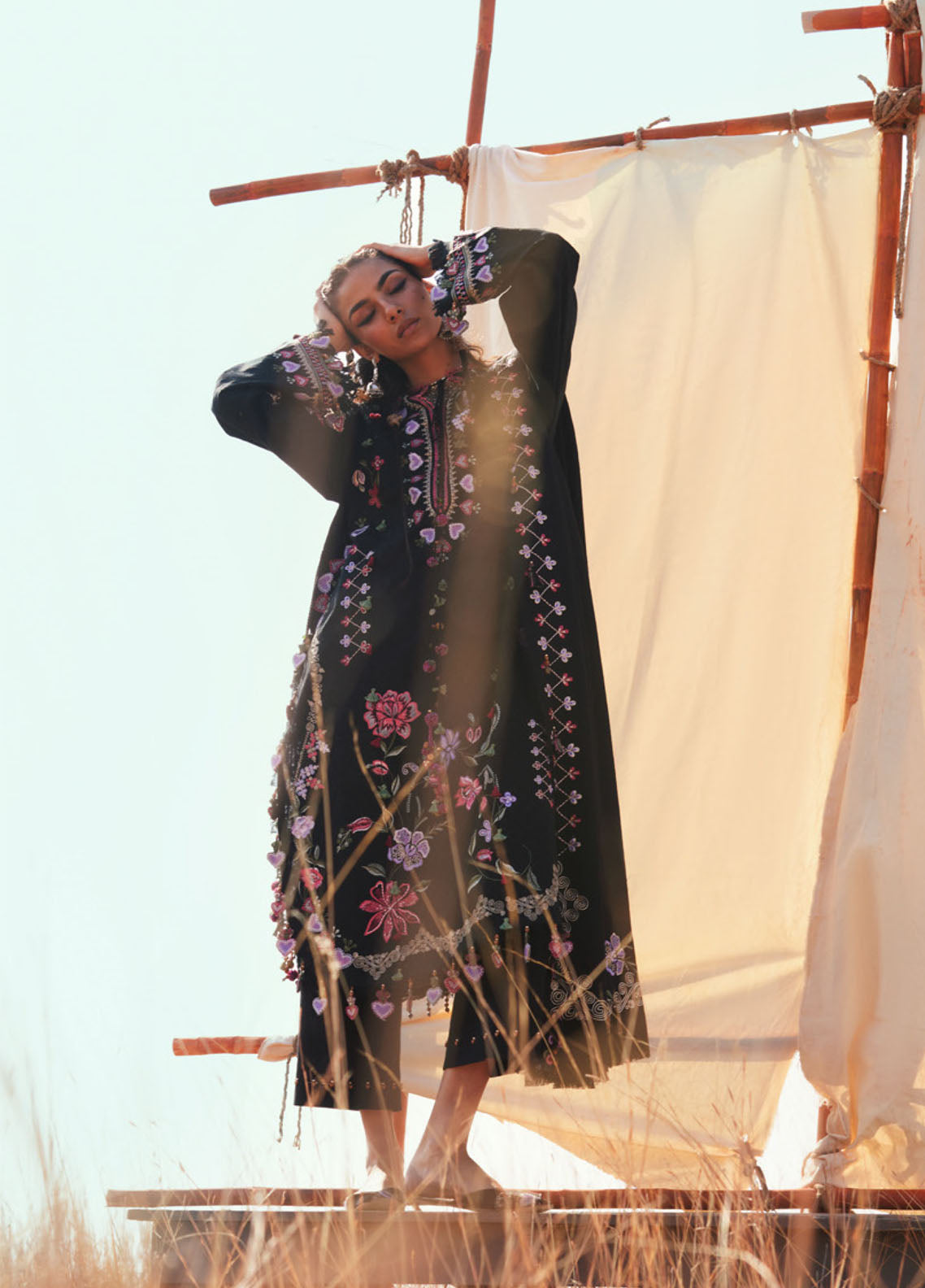 Zaha By Khadijah Shah Embroidered Jacquard Suits Unstitched 3 Piece ZH25NL D-ZW-11 SEHYR Zaha By Khadijah Shah Embroidered Jacquard Suits Unstitched 3 Piece ZH25NL D-ZW-11 SEHYR