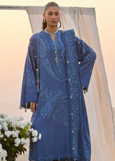 Zaha By Khadijah Shah Embroidered Karandi Suits Unstitched 3 Piece ZH25NL D-ZW-08 SCHEREZADE