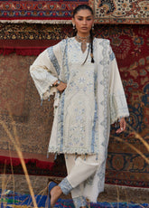 Zaha By Khadijah Shah Embroidered Khaddar Suits Unstitched 3 Piece ZH25NL D-ZW-02 LEILA