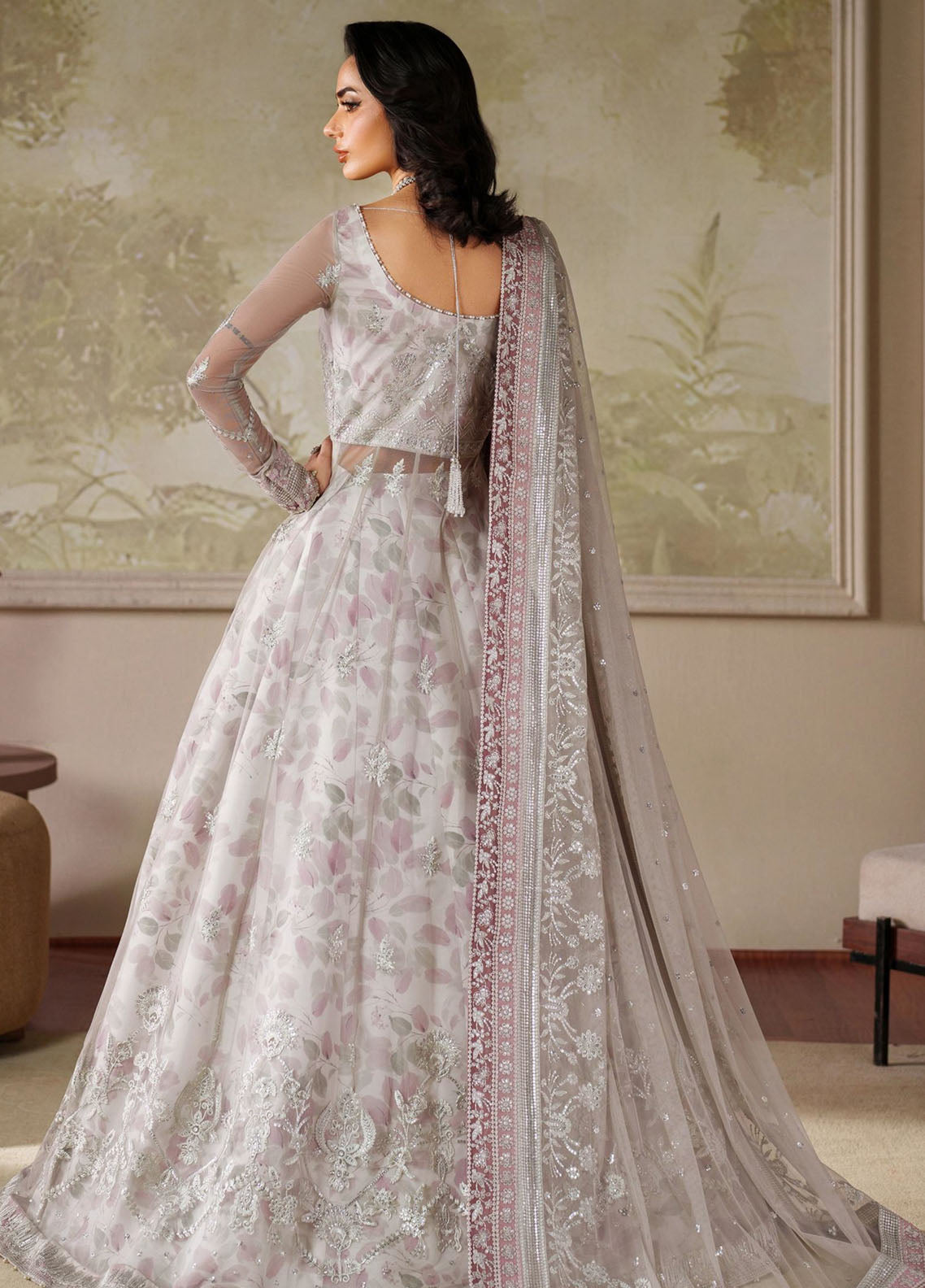 Zaneera By Zarif Embroidered Net 3 Piece Unstitched Suit ZF25ZPE D-ZPE-01 ANAIRAH Zaneera By Zarif Embroidered Net 3 Piece Unstitched Suit ZF25ZPE D-ZPE-01 ANAIRAH