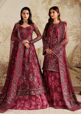 Zaneera By Zarif Embroidered Net 3 Piece Unstitched Suit ZF25ZPE D-ZPE-07 FALEK