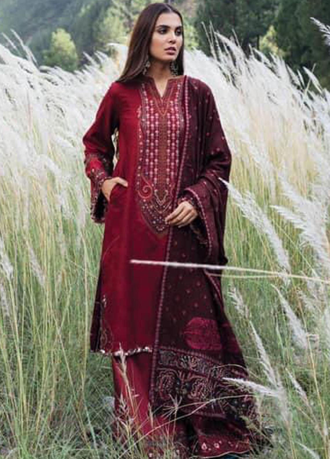 Zara Shahjahan Embroidered Jacquard 3 Piece Unstitched Suit ZS21W LAILA Zara Shahjahan Embroidered Jacquard 3 Piece Unstitched Suit ZS21W LAILA
