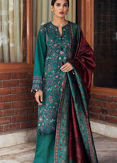 Zara Shahjahan Embroidered Khaddar 3 Piece Unstitched Suit ZS21W ZEB