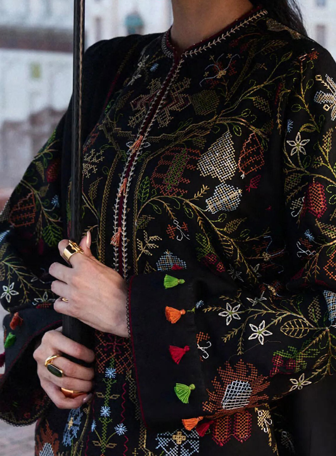 Zara Shahjahan Embroidered Khaddar 3 Piece Unstitched Suit ZS24UW D-04 LALEH Zara Shahjahan Embroidered Khaddar 3 Piece Unstitched Suit ZS24UW D-04 LALEH