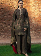 Zara Shahjahan Embroidered Khaddar 3 Piece Unstitched Suit ZS24UW D-05 ZOHREH