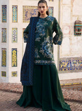 Zara Shahjahan Embroidered Khaddar 3 Piece Unstitched Suit ZS24UW D-07 MINA