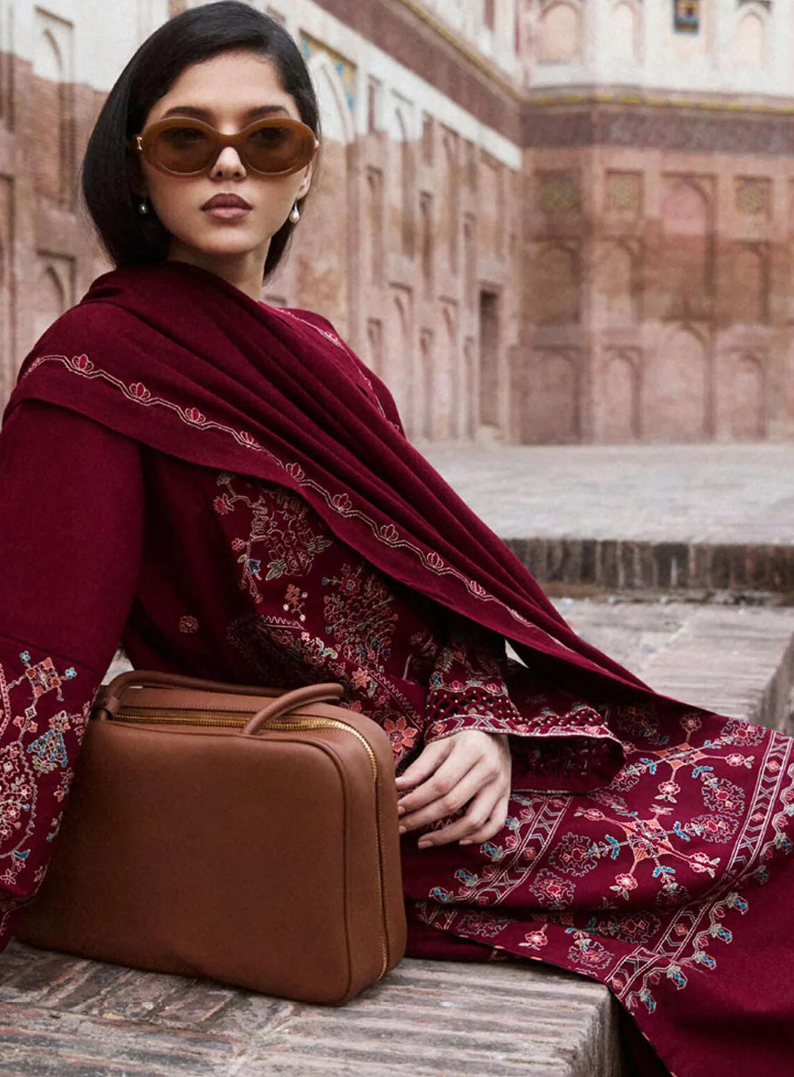 Zara Shahjahan Embroidered Khaddar 3 Piece Unstitched Suit ZS24UW D-08 RAHA Zara Shahjahan Embroidered Khaddar 3 Piece Unstitched Suit ZS24UW D-08 RAHA