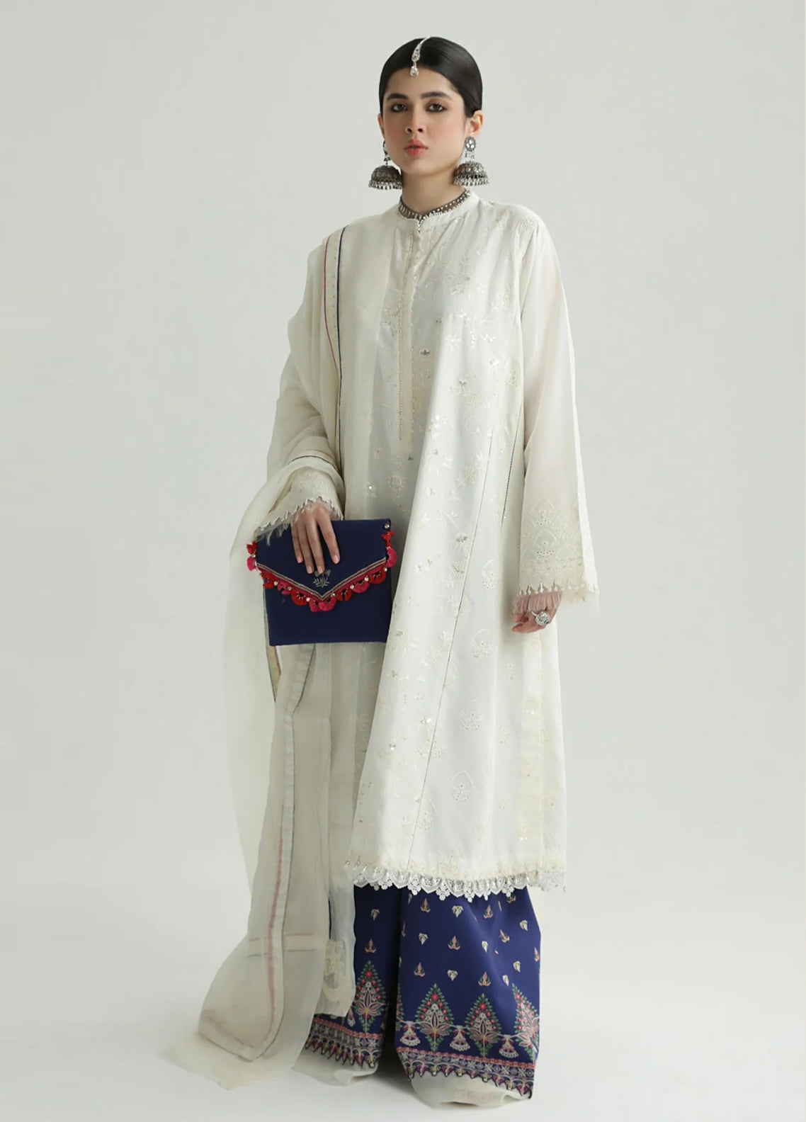 Zara Shahjahan Spring Embroidered Lawn 3 Piece Unstitched Suit ZSJ24SS-12B DEENA Zara Shahjahan Spring Embroidered Lawn 3 Piece Unstitched Suit ZSJ24SS-12B DEENA