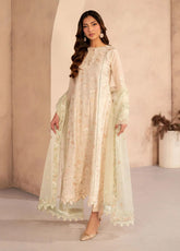 Zarif Embroidered Lawn 3 Piece Unstitched Suit ZF25EL D-01 DAHEER