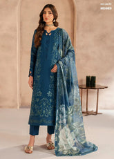Zarif Embroidered Lawn 3 Piece Unstitched Suit ZF25EL D-03 MEHMER